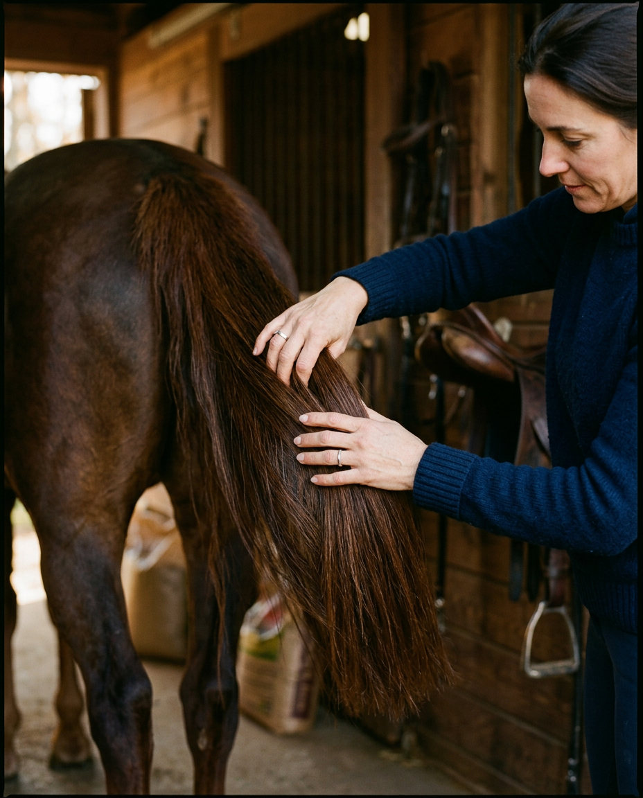 A visibly softer, shinier mane & tail in 12 weeks.