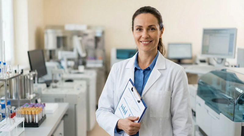 Scientist in laboratory