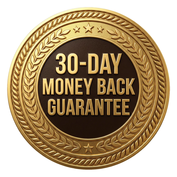 30-Day Money Back Guarantee badge